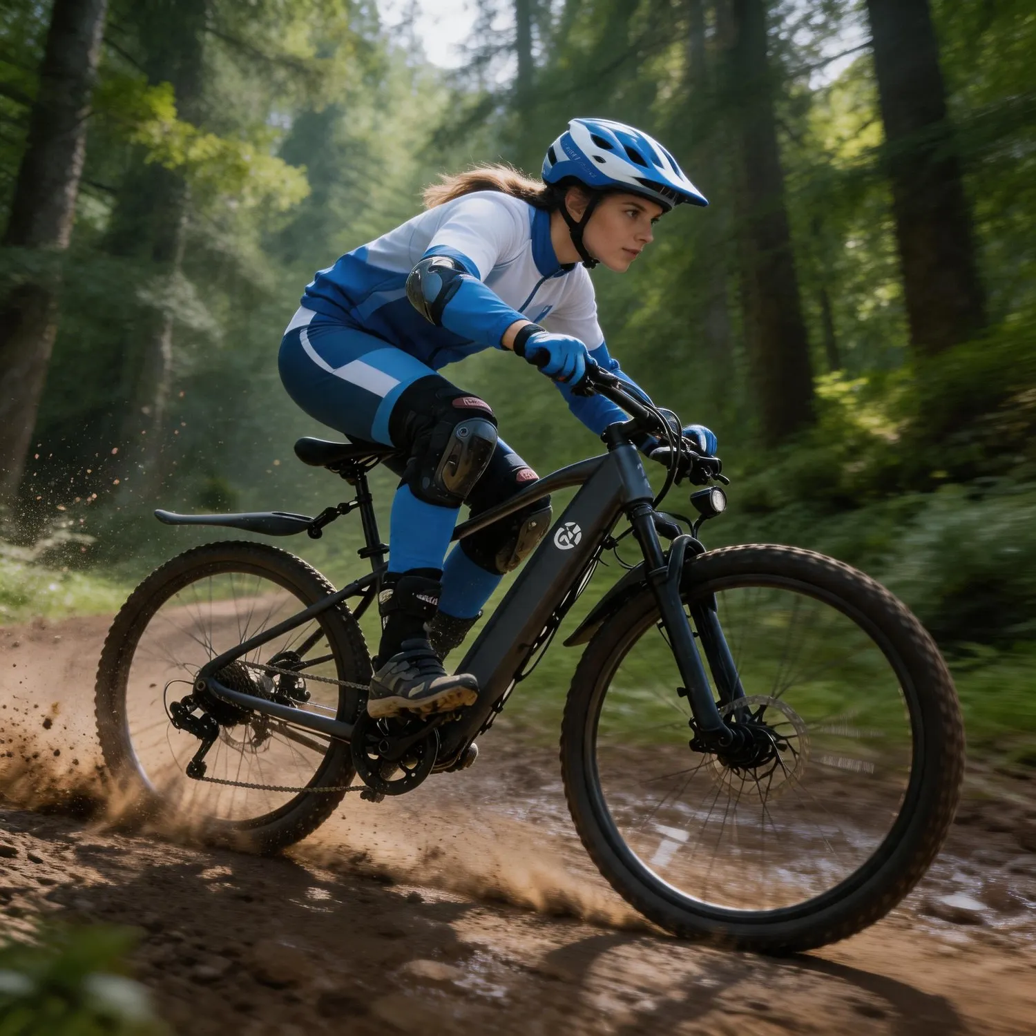Dry Bush Valley E-bike, 500W motor, mechanical disc brake, pedal assist, removable battery, dust sealed wheels for arid bushy valley trails