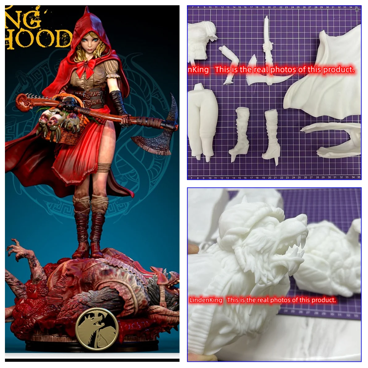 

LindenKing 1/10 1/8 1/6 A541 3D Printing Garage Kit GK Figure White Model Unpainted Gifts For Modeler and Painter css001