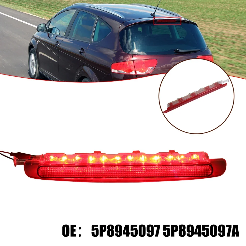 VekAuto Feu Stop LED 3ème Feu Stop Central Arrière Compatible Seat Altea - Rouge Étanché IP67