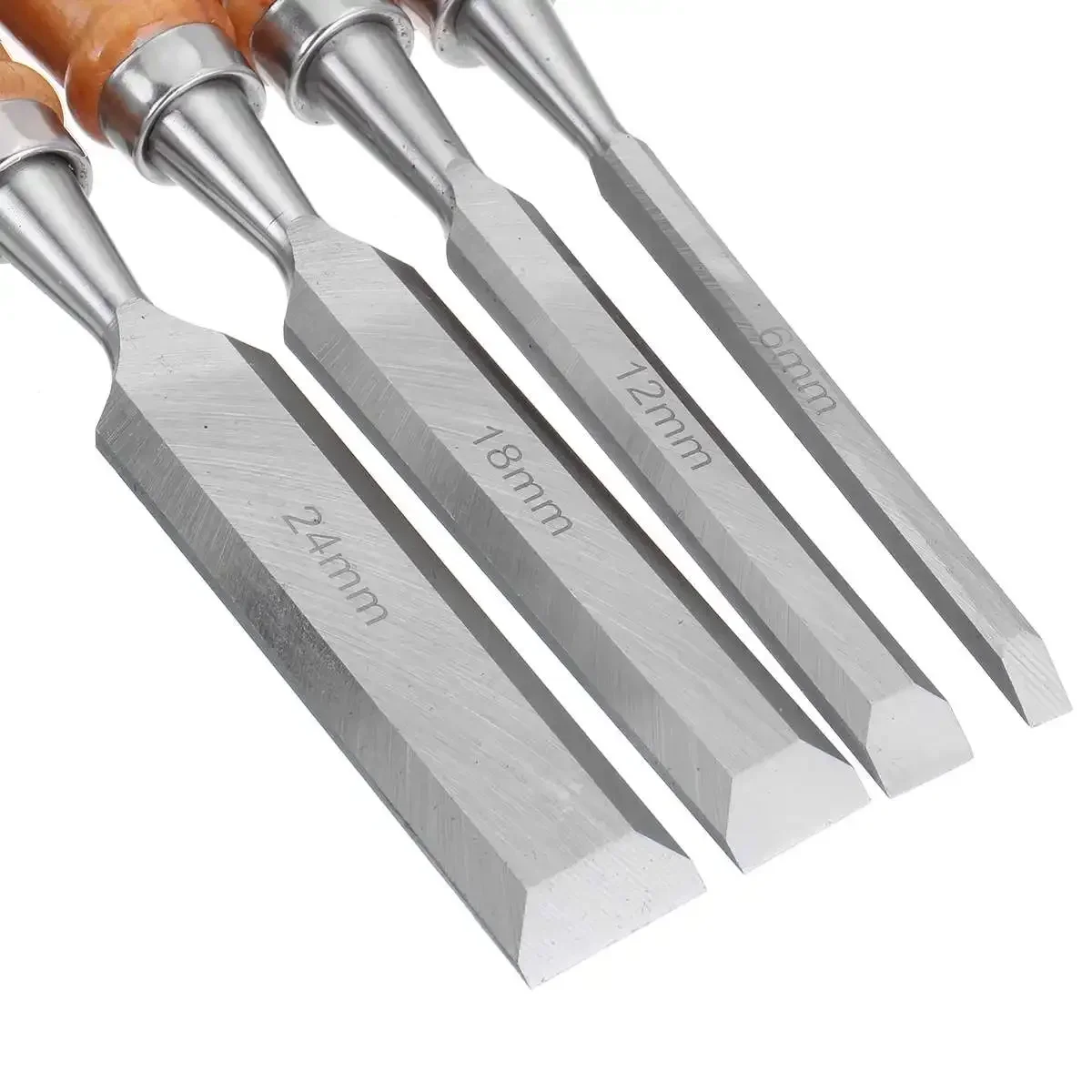 4Pcs/set DIY Hand Tools Professional Carpenters Woodworking Gouges Manual Wood Carving Hand Chisel Tool Set