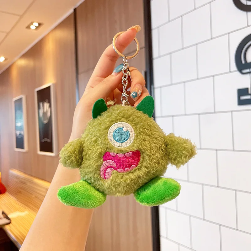 ディズニー 2025 かわいいリトルモンスターぬいぐるみペンダント 小さな毛皮のようなモンスター人形キーホルダー装飾 女の子への最高の誕生日プレゼント