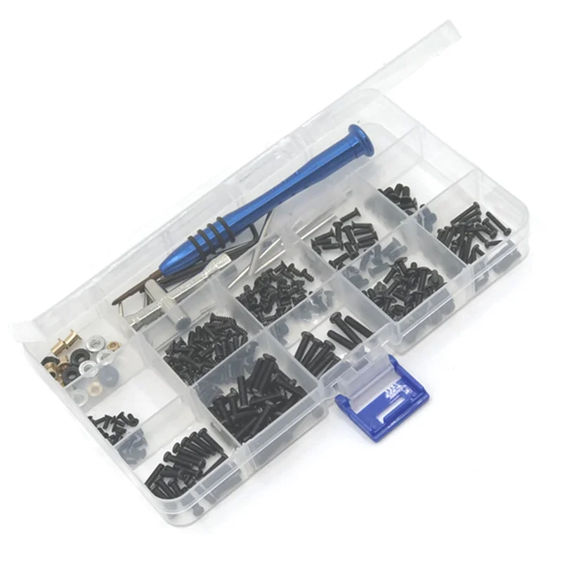 Kit de fixation de vis M2 M2.5 M3, clé hexagonale, outil adapté à Weili 144001 02 144010 124016-17-18 124019, installation facile, facile à utiliser