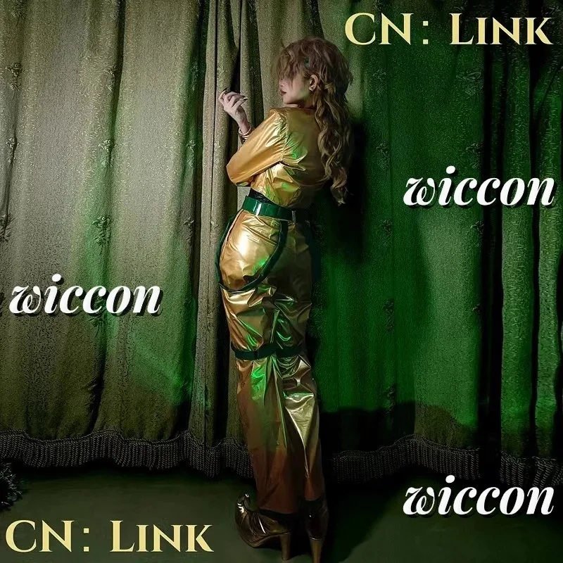 أنيمي مغامرة فيلم غريب ديو براندو تأثيري حلي أصفر مجموعة كاملة هالوين عيد الميلاد كرنفال حلي #2