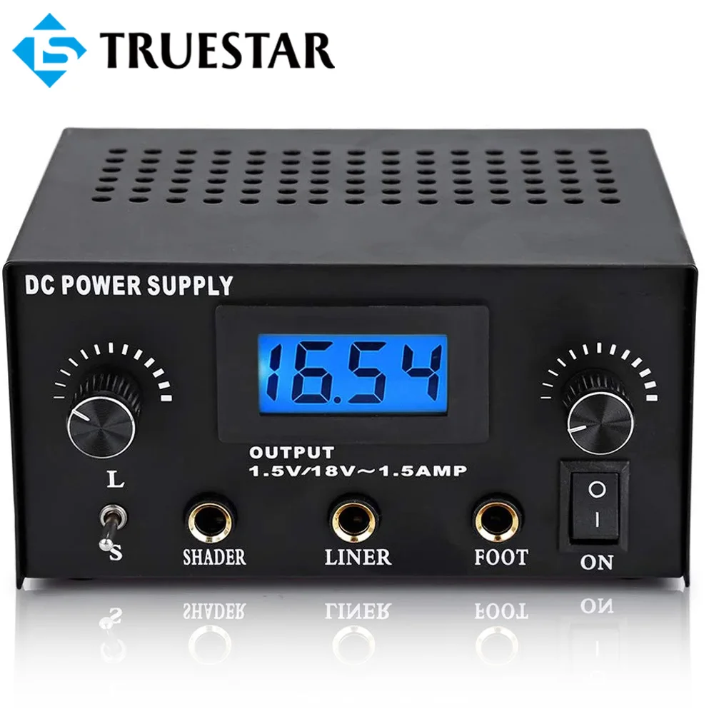 

Pro Dual Digital Tattoo Power Supply LCD Display Power Source for Tattoo Rotary Machine Pen Tattoo Liner and Shader Supplies