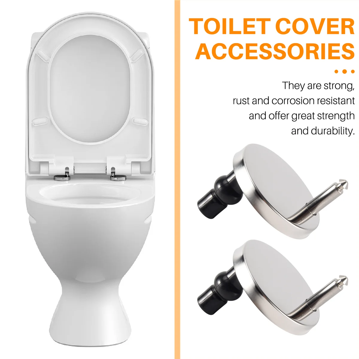 HEIßER 2 stücke Neue Sets Wc-sitz Schrauben Top Fix Scharnier Pack Reparatur Werkzeug Ersatz
