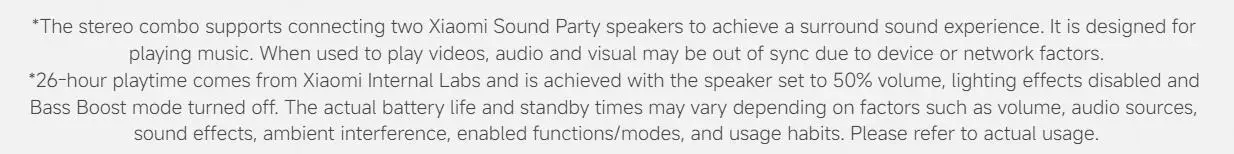 Xiaomi Sound Party, 50 W tragbarer Bluetooth-Lautsprecher, Harman AudioEFX TWS-Modus, 26 Stunden Spielzeit, kabelloser Lautsprecher mit intelligenter Konnektivität – Detail 3