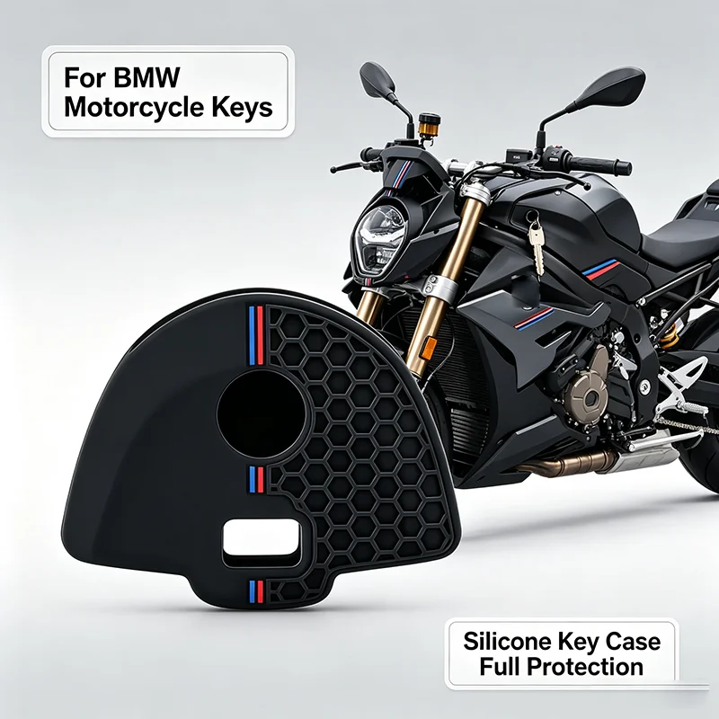 For BMW S1000r S1000rr S1000xr Silicone Key Case Cover Shell Protection Motorcycle Parts S 1000 R RR XR accessoire voiture