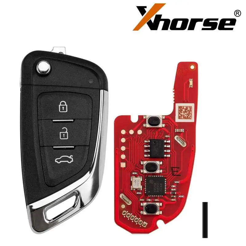 Image of Xhorse XKKF06EN Universalschlüssel der 2. Generation mit 3 Tasten für BMW, Messerstil, unterstützt drahtlose Programmierung, ersetzt den alten XKKF03EN.