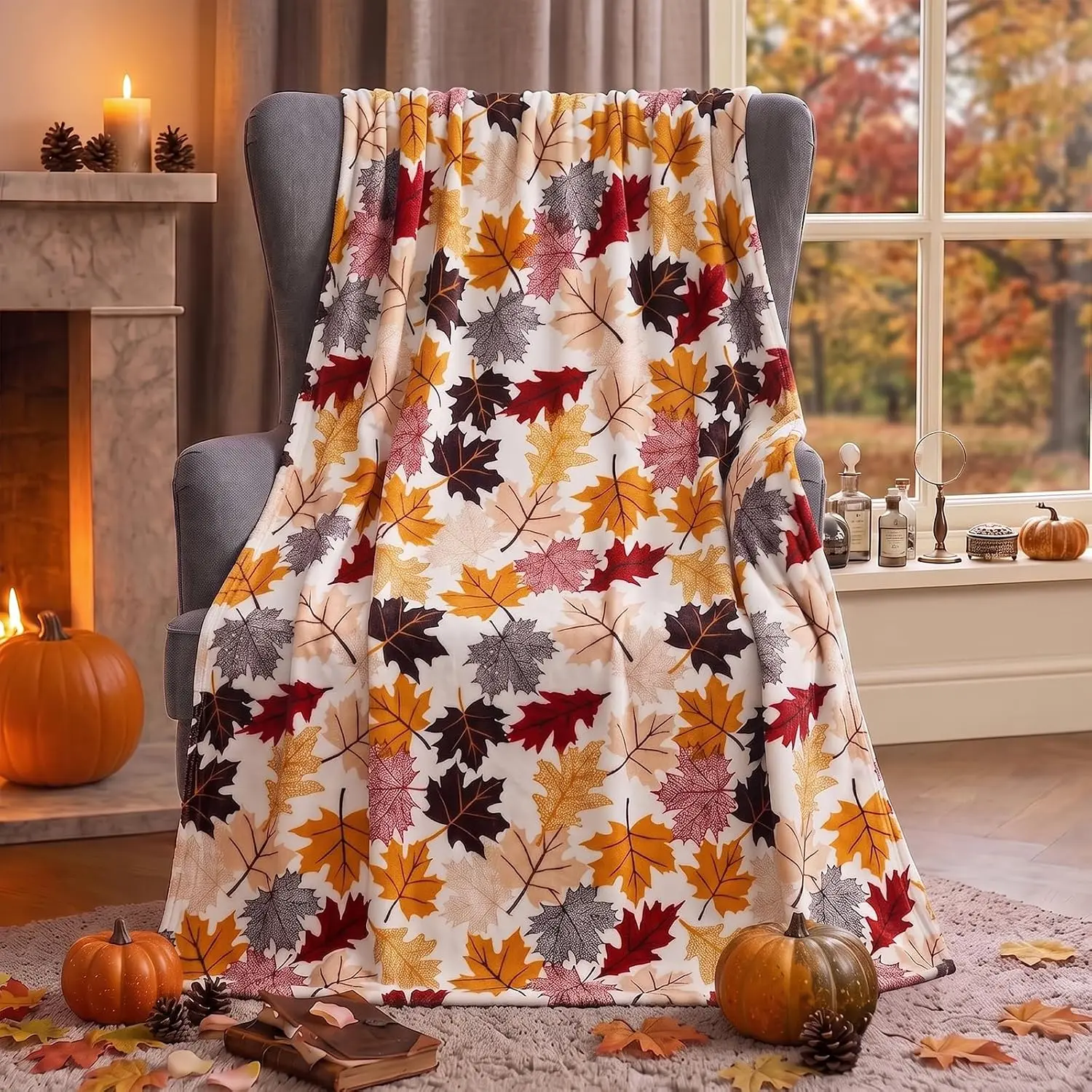 Fall Thanksgiving Blanket 60