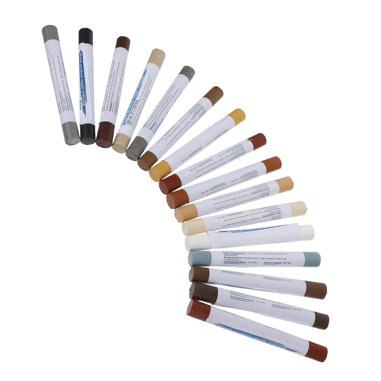 16 قطعة من أقلام تحديد إصلاح الخشب متعددة الاستخدامات مع تشطيبات مختلفة مثالية للأسنان والأصفاد وعصي حشو الخشب