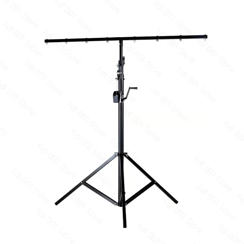 Lighting Adjustable Tripod Stand With Top T Bar For Stage Light Bracket Height Adjustment 3M