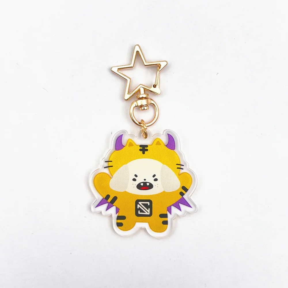 Thailand Stars Jimmysea Perthchimon Forcebook Geminifourth Cosplay Key Chain Acrylic Keychains Bag Pendant Keyring Accessories