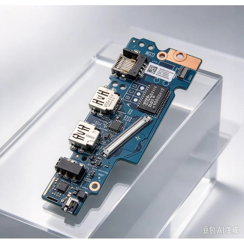 Power Button Board for Dell Latitude 3520 E3520 USB SD Card Reader 0MCCDH