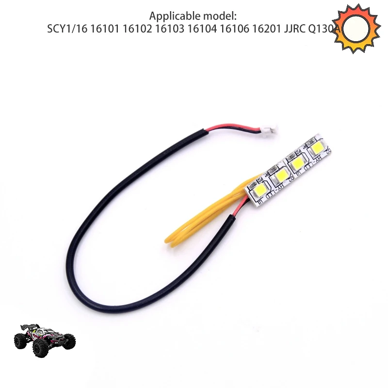 SCY 16101 16102 Remote Control Car 16101-6054 Bigfoot Front LED Light Parts