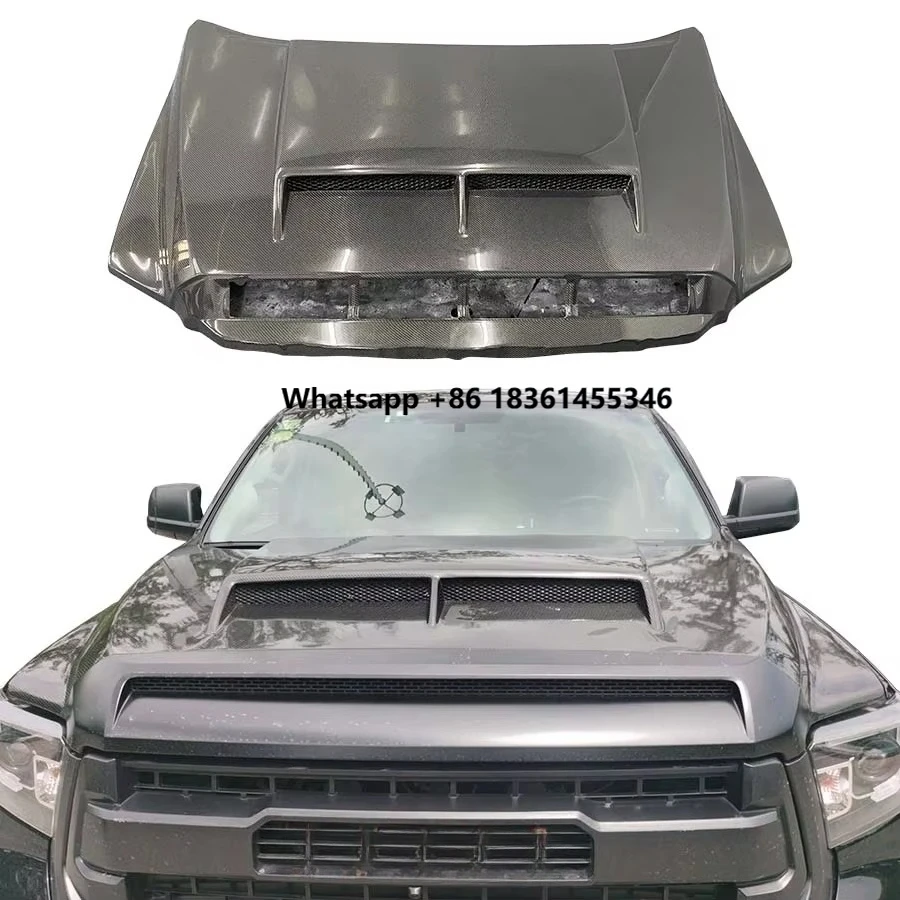 

For Tundra 2014-2019 Heat Dissipation Bonnet Accessories Body Kits Carbon Fiber Hood