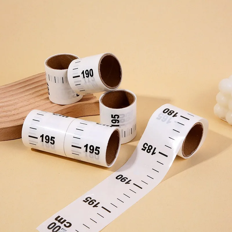 Transparent 2 Meter Height Measurement wall stickers is suitable for home decoration. simple, beautiful, easy to tear and stick