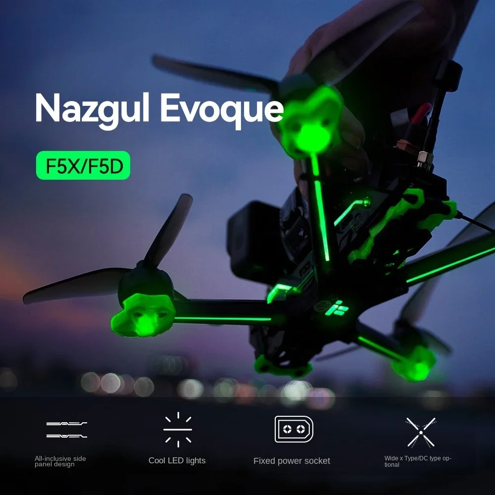 

Evoque F5D/F5X FPV high-definition data transmission flower flying through aircraft