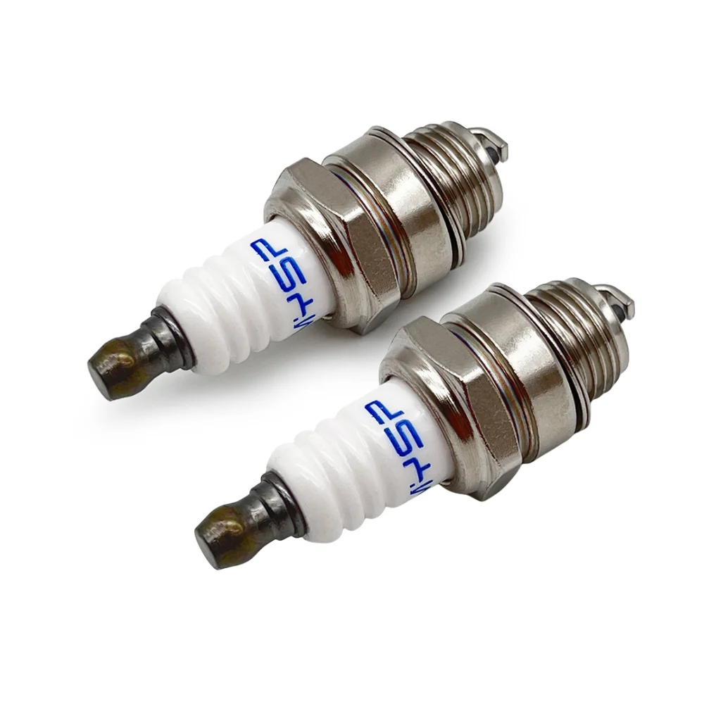 L7T Spark Plug para Motosserra a Gasolina, Cortador De Escova, Motosierra, Motosserras A Gasolina, Peças De Reposição, Ferramentas De Jardim, 2Pcs