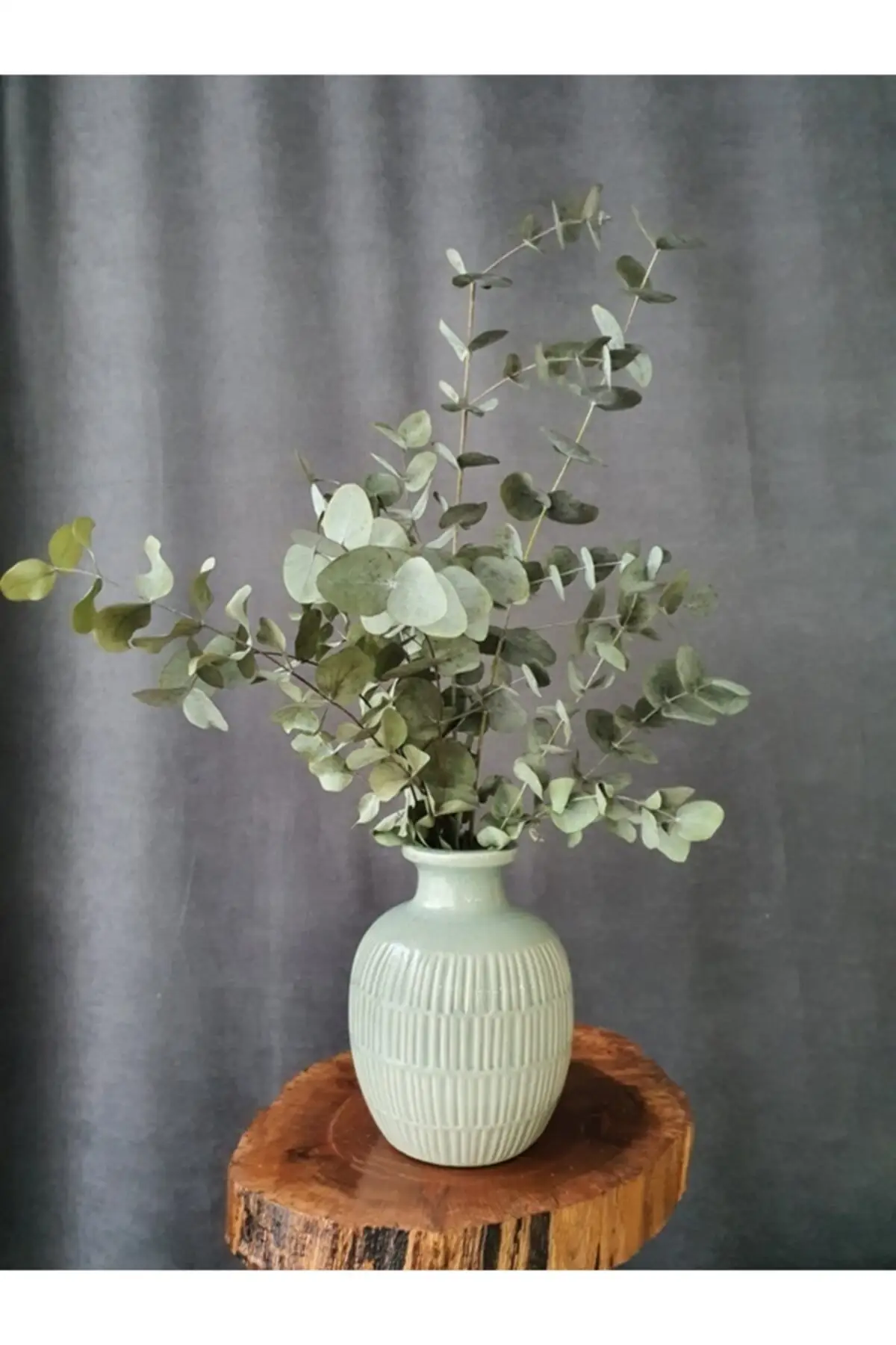 

Dried Flower Shocked Eucalyptus Bunch Green (50 cm)