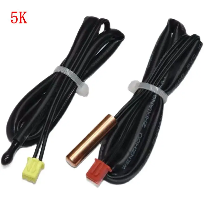 

Universal 5K Temperature Sensor Probe Rubber Tube Detector /Copper Room Temp Control For Galanz air conditioner Repair Parts