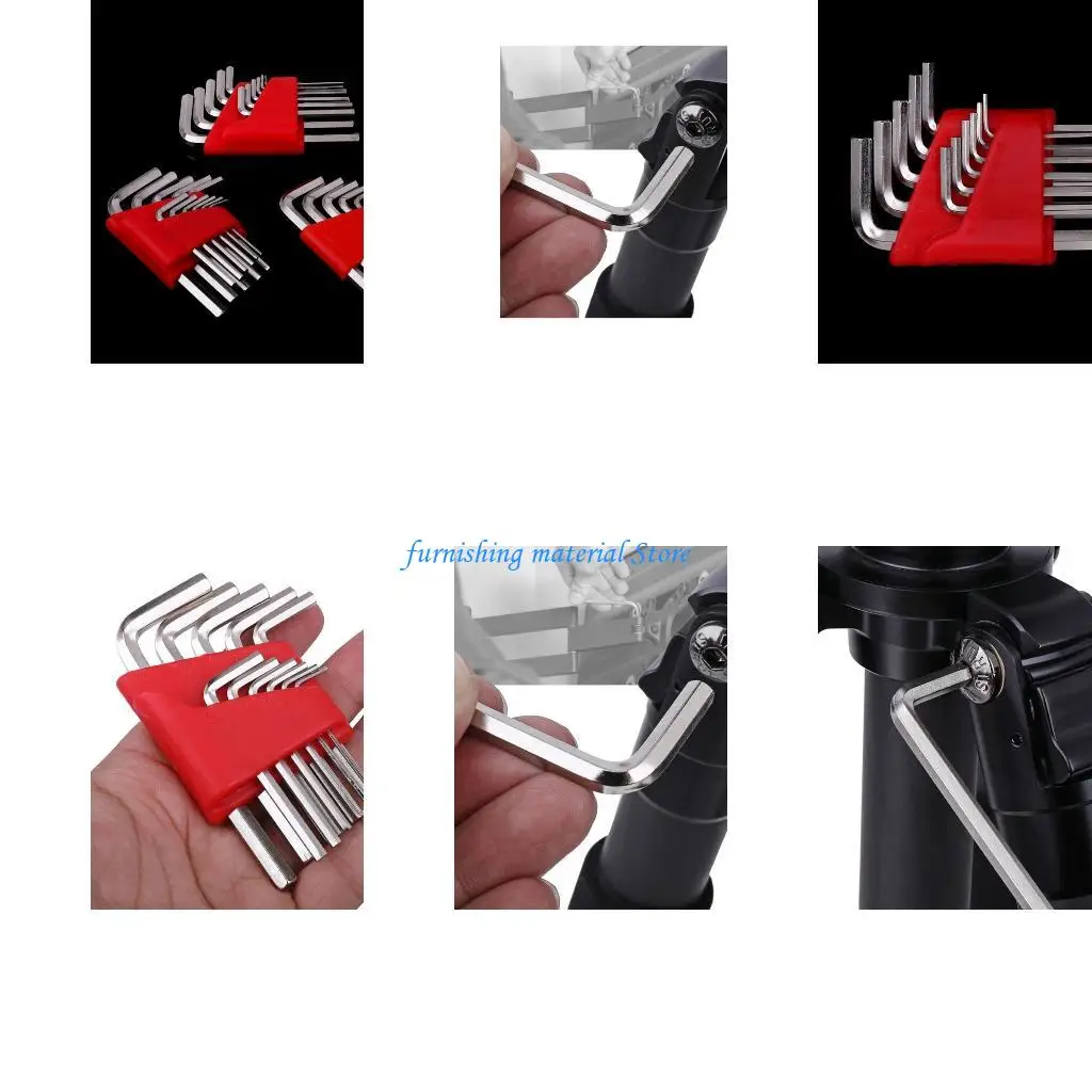 

Y5GD 11Pcs/set Hexagonal Screwdriver Hexagonal T-type T40 Wrench Allen Wrench