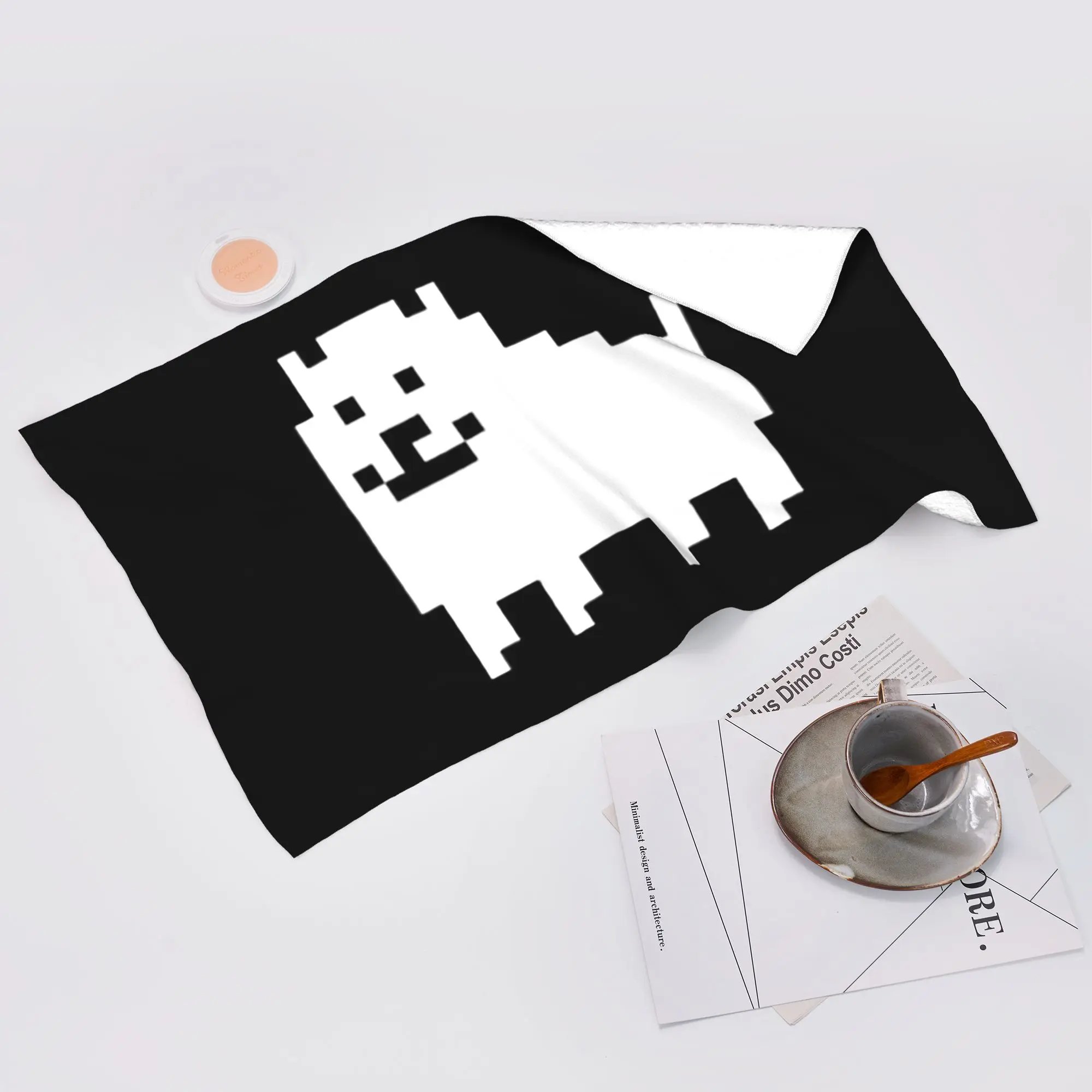 Custom Undertale Annoying Dog Soft Face Towel Quick Dry Pool Bath Cotton Towels Absorbent