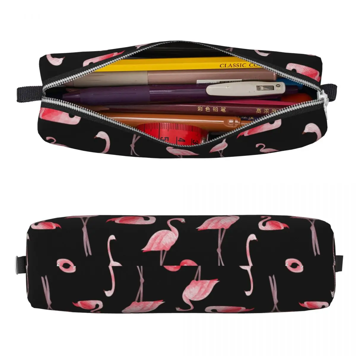 Flamingo Pattern Pencil Case Fashion Pen Box Pencil Bags Kids Big Capacity School Supplies Cosmetic Pencilcases