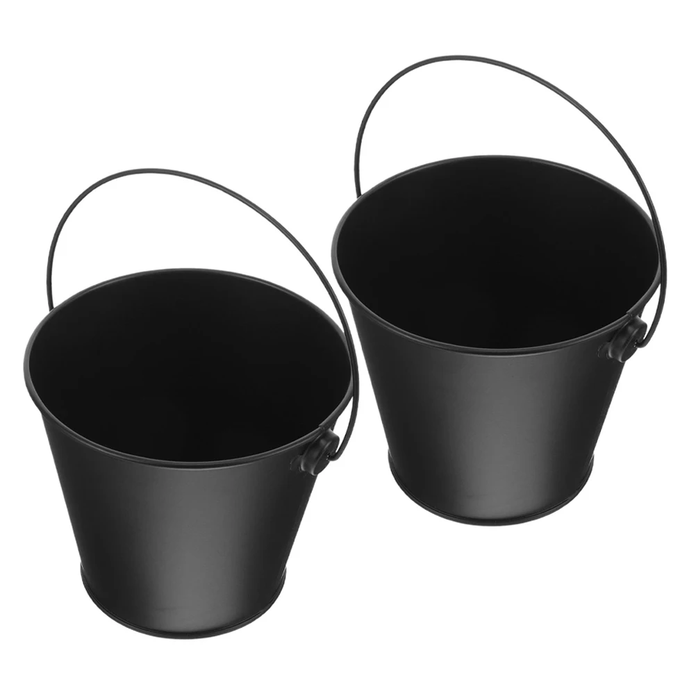 

2pcs Barbecue Grill Drip Oil Bucket Drip Catcher Reusable Camping Cooking Bbq Oil Bucket Accessories