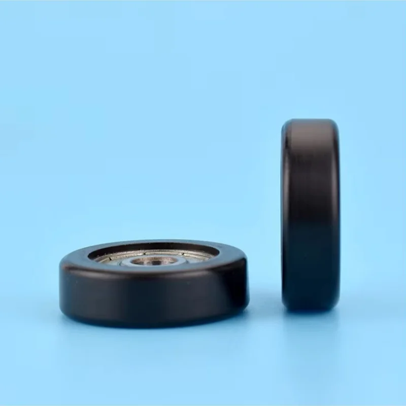 8Pcs M6 screw paired with 6x26x8mm plastic coated flat bearing pulley