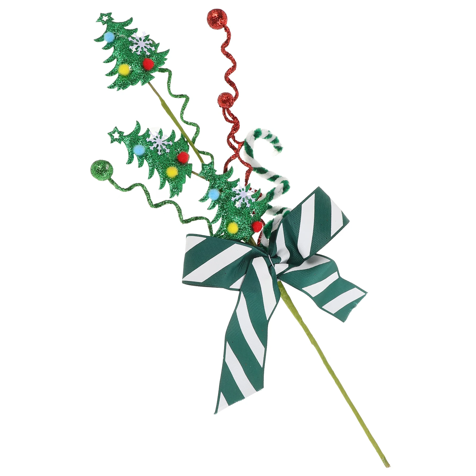 

1pcs Christmas Tree Picks Bouquet Style Decor For Holiday Party Indoor Outdoor Use Christmas Tree Decorations Festive Winter