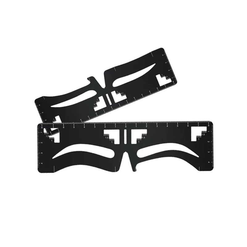 Regla de plantilla para tatuaje de cejas Microblading, 1 Uds., plantilla reutilizable, medida de aseo de definición, regla de maquillaje permanente para tatuaje de cejas