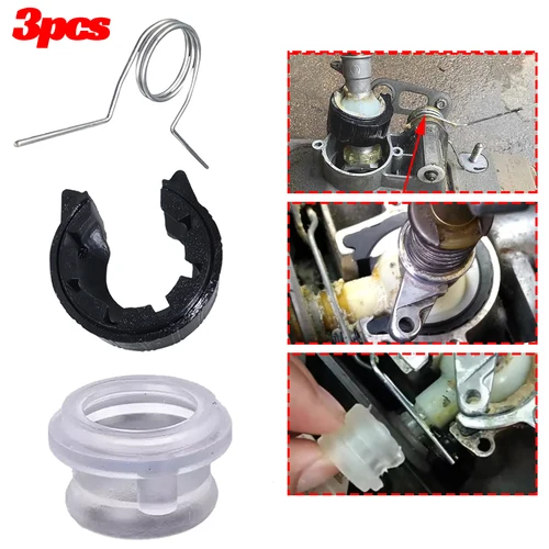 Kit de resorte de buje de palanca de varilla de cambio, Selector de varillaje de engranaje, cambio de bola superior, transmisión Manual para VW Golf MK4, 3 uds.