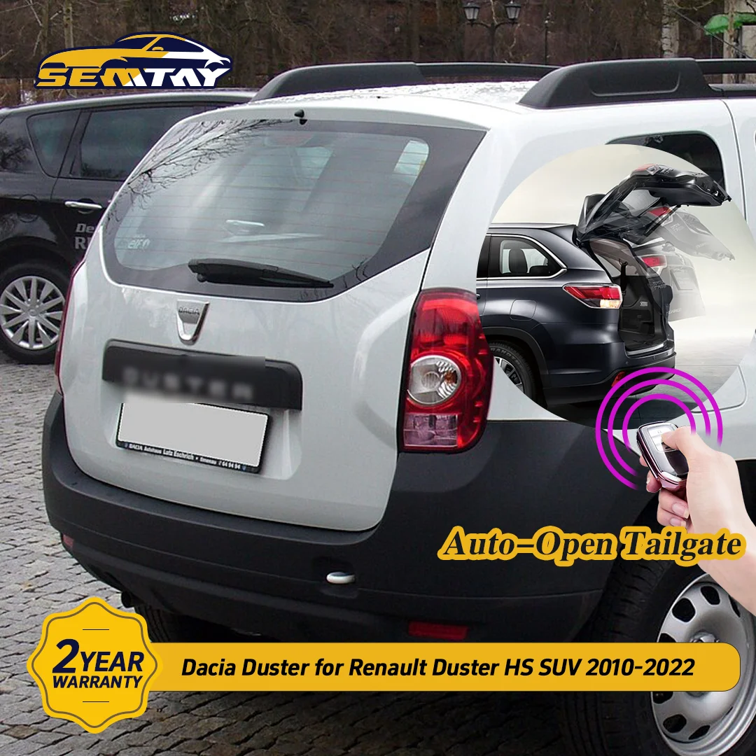 SEMTAY Automatic Lifting Trunk Struts with Spring for Dacia Duster /Renault Duster HS SUV 2 Rear Tailgate Boot Lift Supports