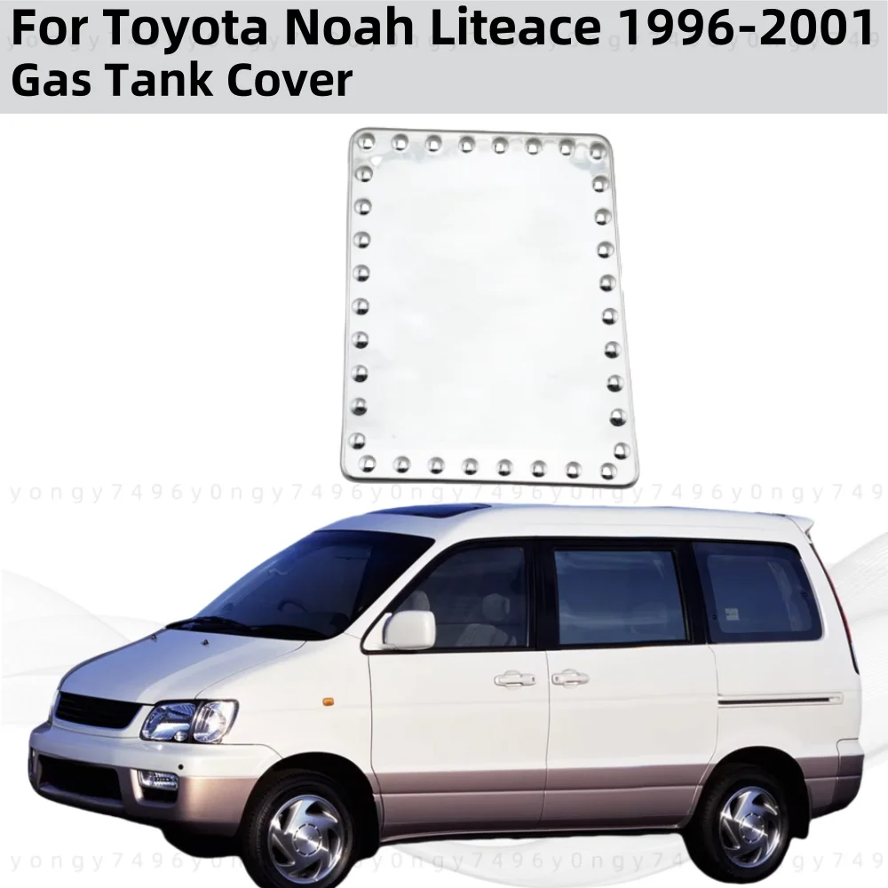 

Chrome Car Accessories Plated Fuel Tank Cover Trim Paste Style For Toyota Noah Liteace 1996 1997 1998 1999 2000 2001