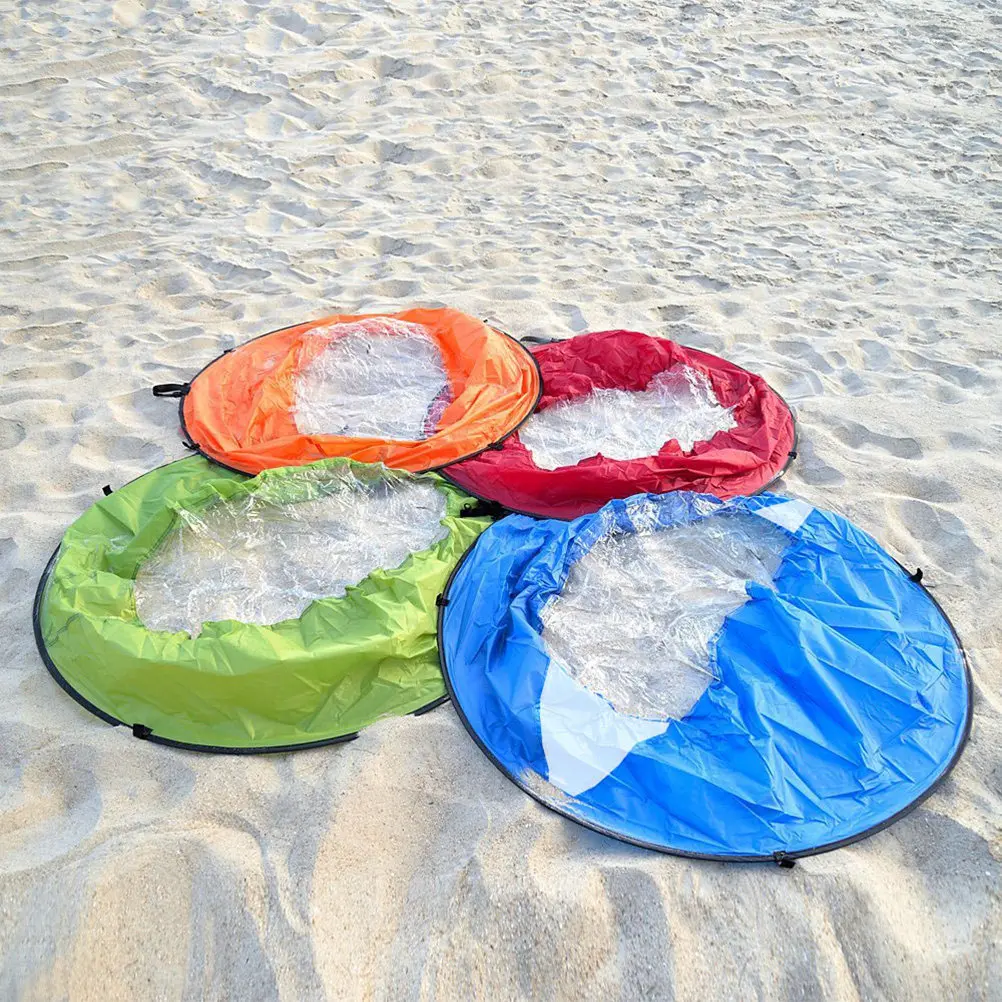108Cm Kayak Sail Compatible with Canoes Inflatables Boats Downwind Drifting Uv Resistant Wind Sail with Clear Window Easy Setup