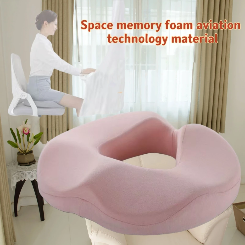 

Seat Cushion Pillow Breathable Heightening Soft Cushion Ergonomic Memory Foam Mat Health Care Seat Cushion For Office Car Use