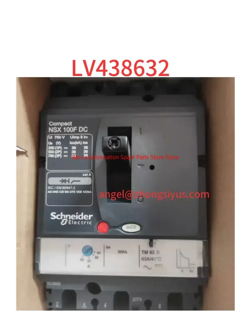 

New molded case circuit breaker NSX100FTM63DC LV438632