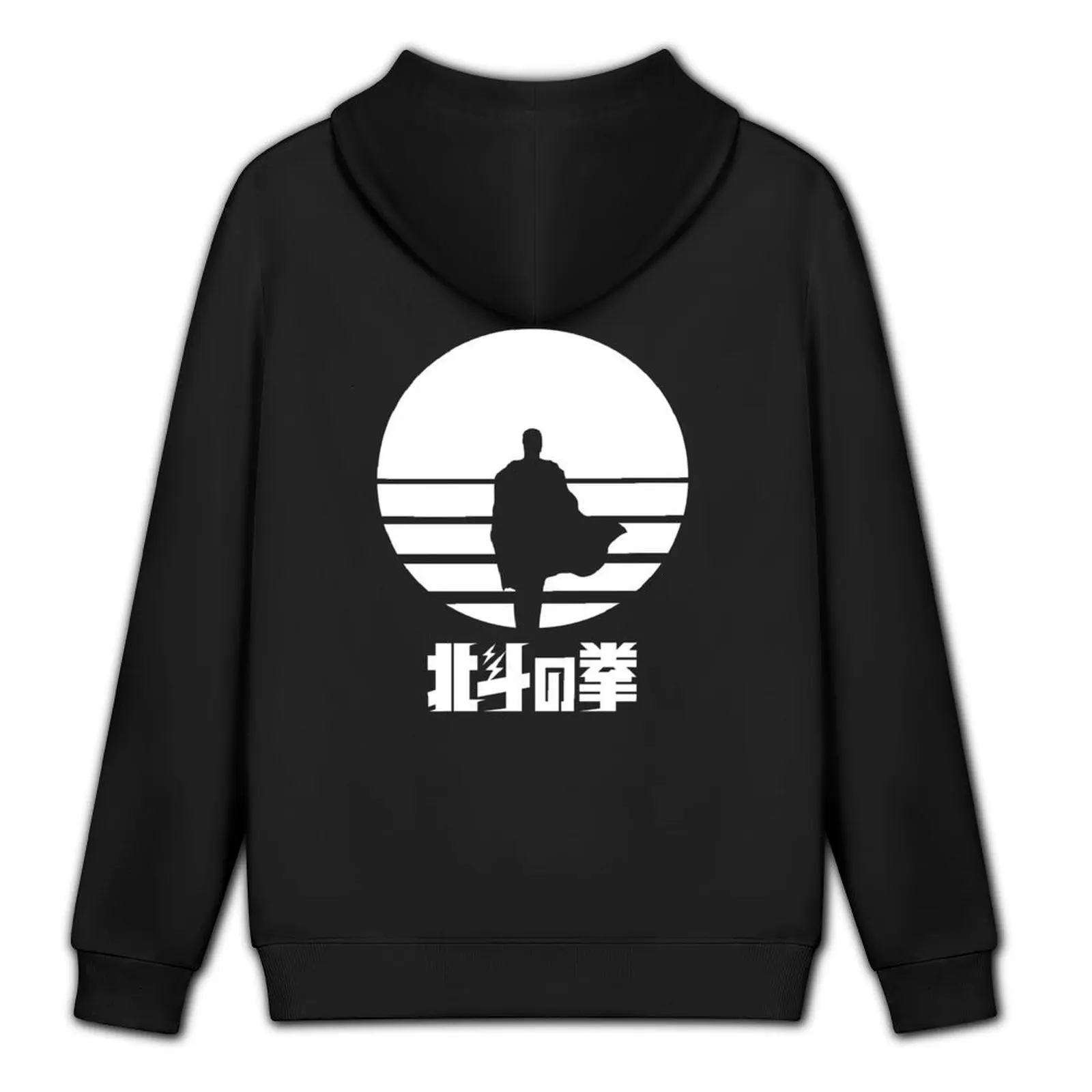 هوكوتو نو كين: يو وا شوك! (لون أبيض) هوديي الملابس الجمالية ملابس الذكور الرجال قميص العرق مقنعين قميص رجالي هوديي #5