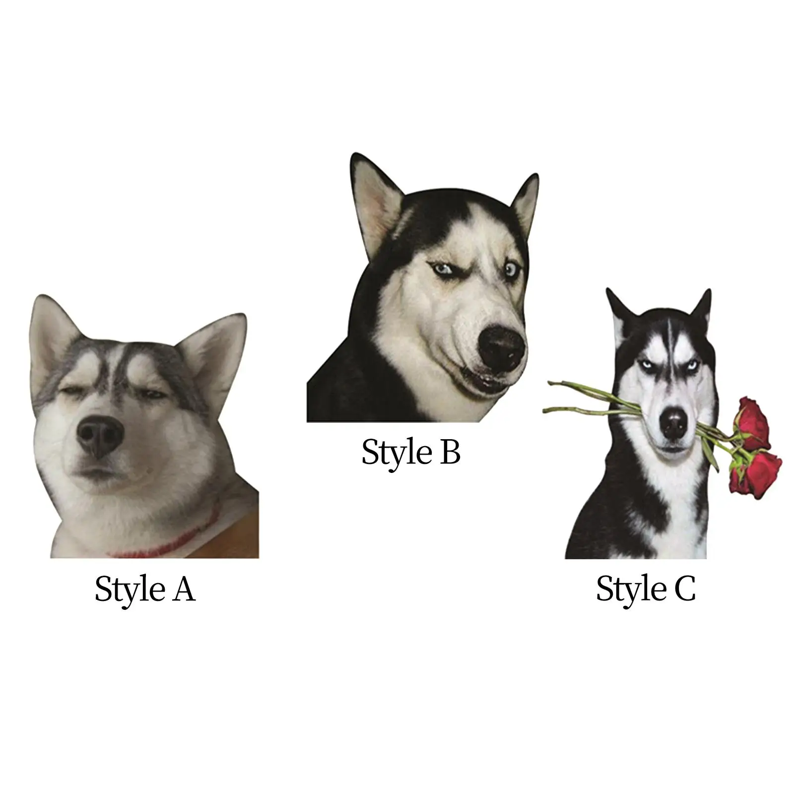 Funny Car Sticker, Decals Decorative Accessories Creative Car Exterior Decoration Husky Sticker SUV Vehicles Van