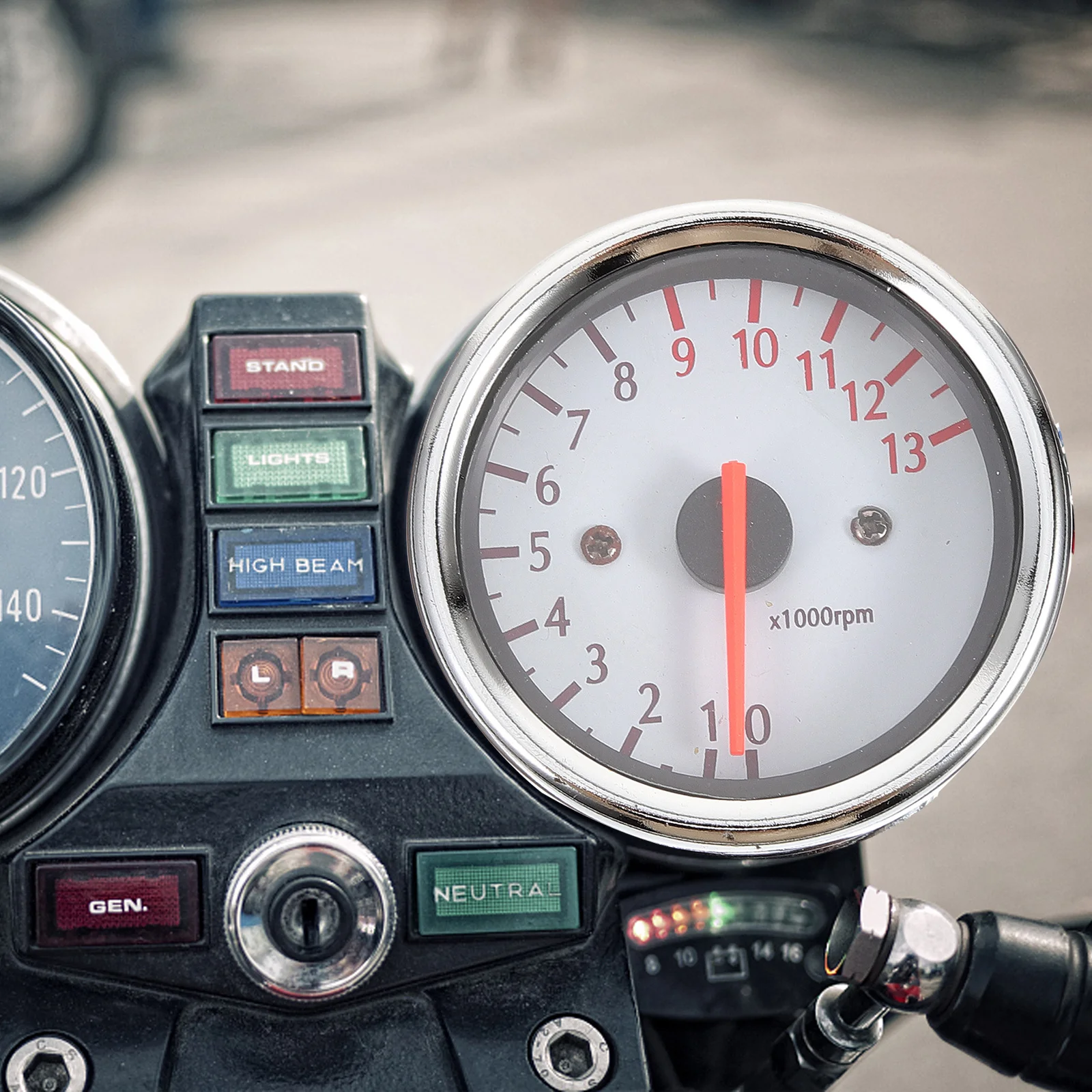 

Motorcycle Speedometer 13000 Gauge High Precision Sensor Easy Install Modified Motorcycle Instrument For Most