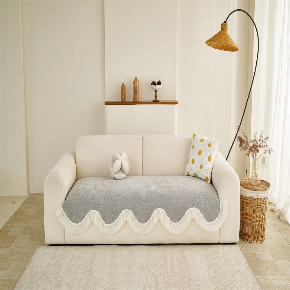 Sofa Cushion New Style Imitation Cotton and Linen All-season Anti-slip Cross-border Sofa Cover Full-cover Sofa Scarf
