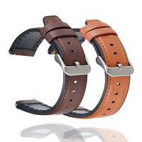 20mm 22mm Silicone Leather Strap For TicWatch Pro/S/X/3 Ultra GPS Strap for TicWatch E3/GTH/GTA/GTX/E/2/S Bracelet Watchband
