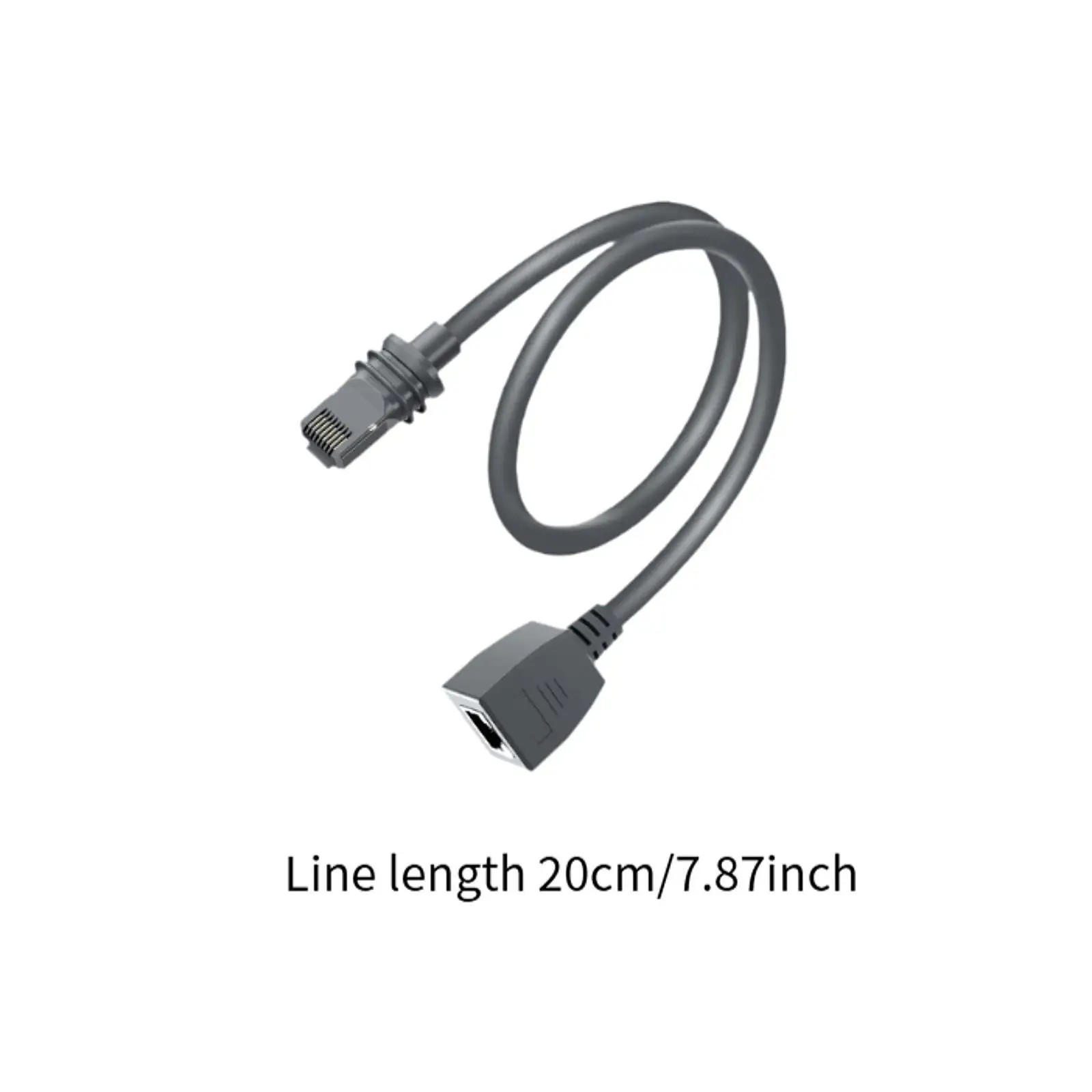 Rectangular Satellite Cable Extension 1200Mbps RJ45 Male Replacement Internet Network Cable for Starlink Gen3 V3 Ethernet Cable