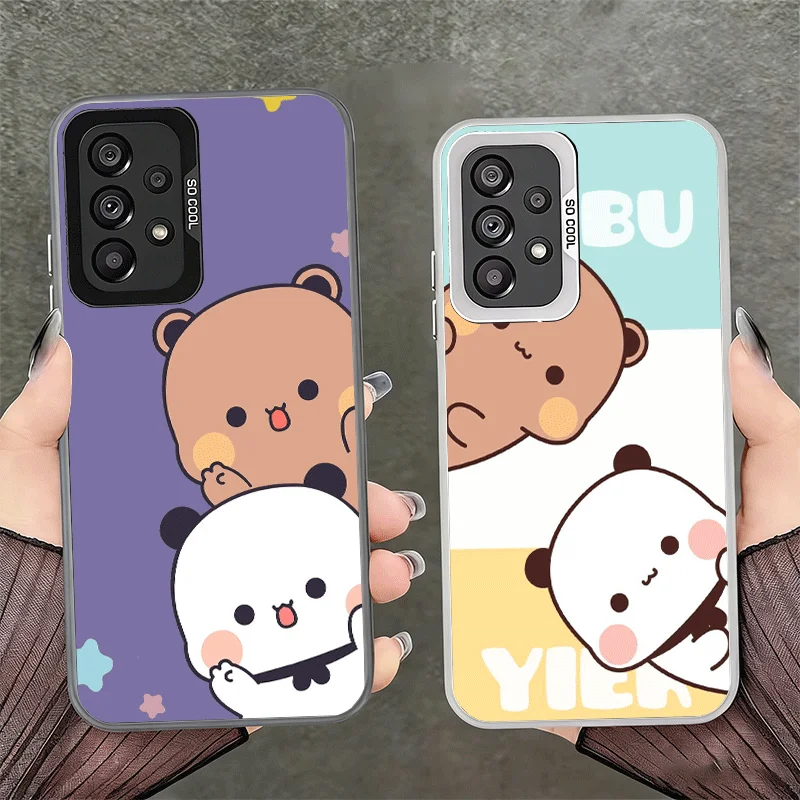 Bubu Dudu Cartoon Cute Soft Phone Case for Samsung A17 A16 A15 A14 A13 A57 A56 A55 A54 A53 A37 A36 A35 A34 A33 A26 A25 A24 A23 A
