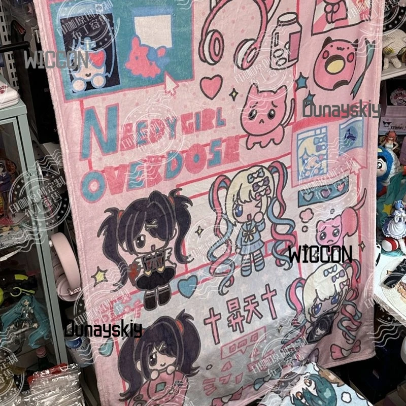 المحتاجة فتاة لعبة الجرعة الزائدة المطر Ame مثير النساء تأثيري ازياء اكسسوارات Kawaii Jirai Kei بطانية دافئة اليابانية اليومية هالوين