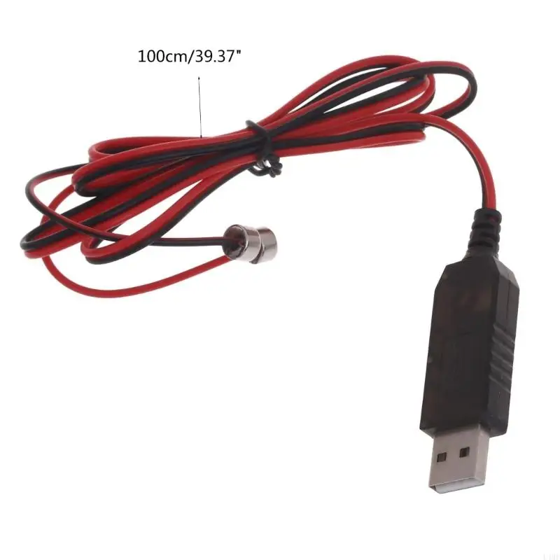 Magnetyczny kabel kabla ładowania USB dla 18650 26650 14500 16340 Akumulatory uniwersalne drut ładowarki magnetycznej L4MF