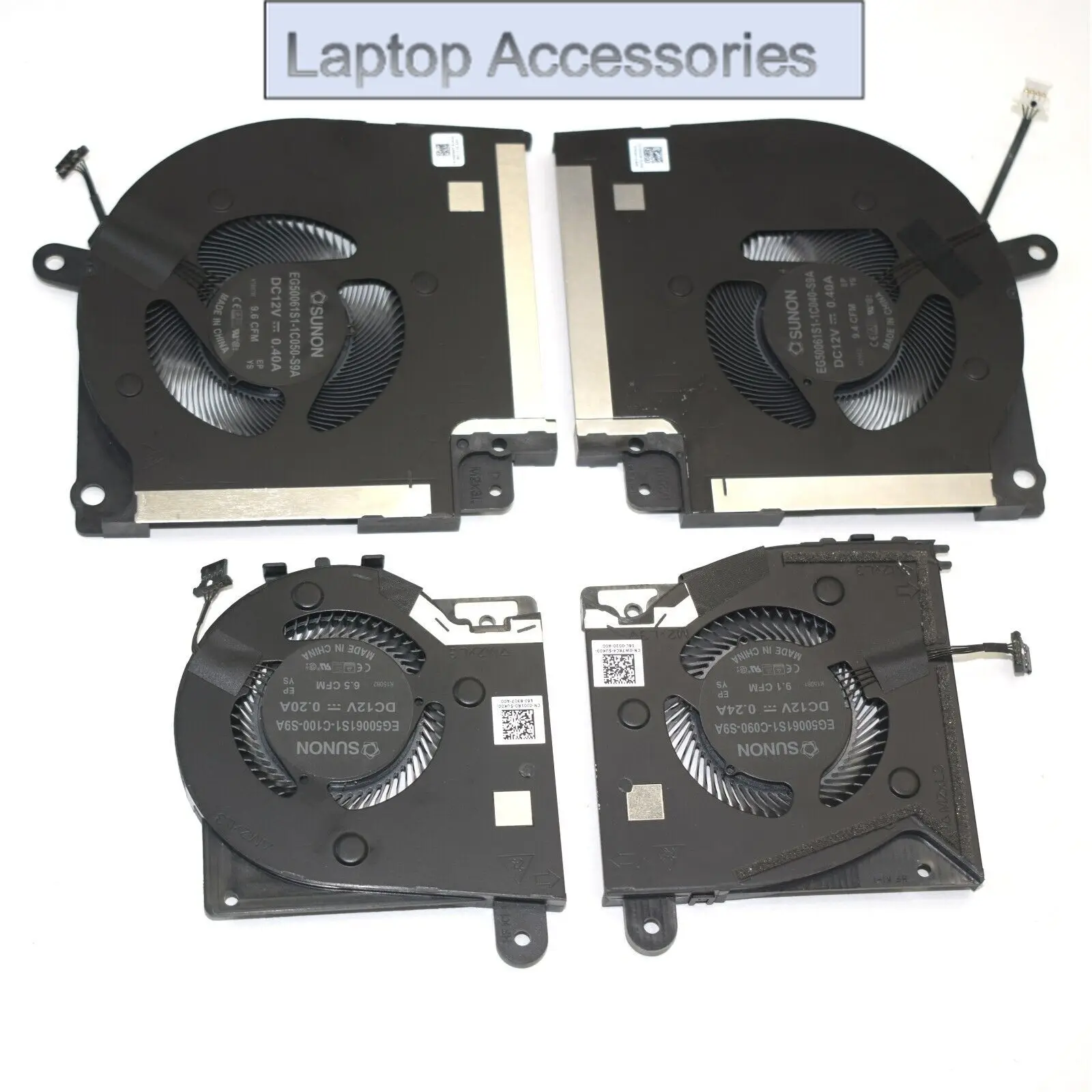 

Новый вентилятор процессора и графического процессора DC12V для Dell Alienware X17 R1 R2 9DNWT X63JW W7KC4 J01R0