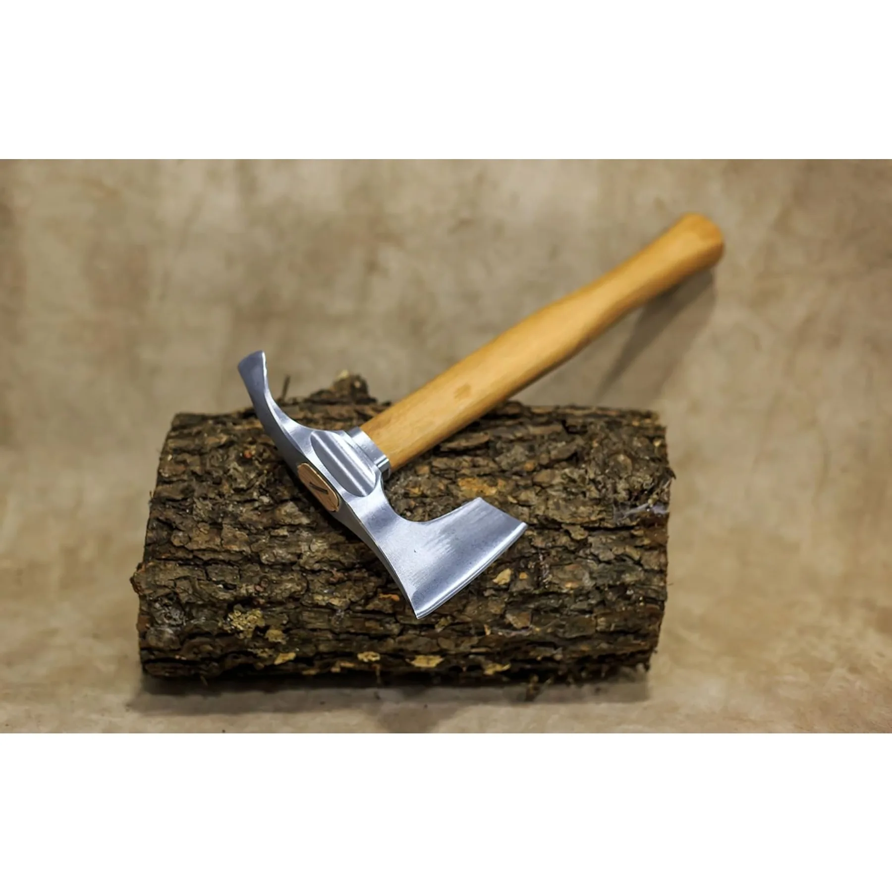 

Bearded Hatchet/Axe Combined with Curved Adze Blade - Bowl Makers Tool by