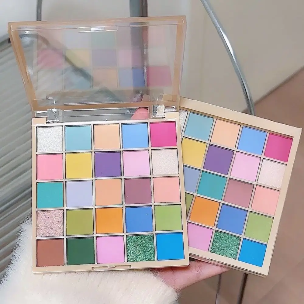 Macaron Eyeshadow Palette 25 Colors Highly Pigmented Matte Shimmer Makeup Pigment Palette For Professional Stage Cosplay Look