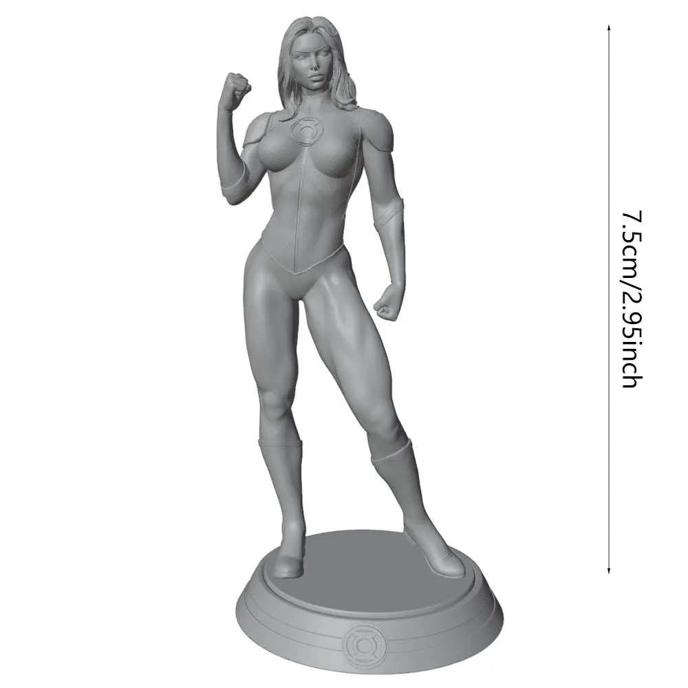 Miniatura de resina 1/24 para coleccionismo – Figura animal sin pintar - imagen 4